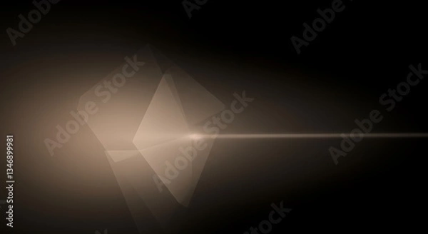 Obraz Converging Light Lines Dark Background