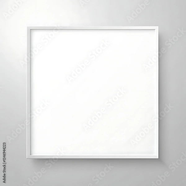 Obraz white photo frame