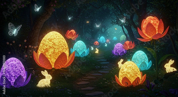 Fototapeta christmas tree lights