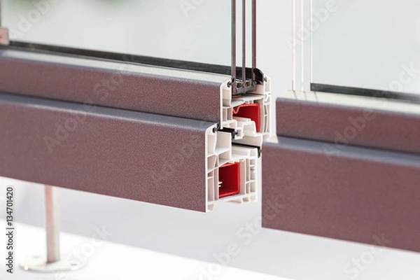 Fototapeta  window frames with glass
