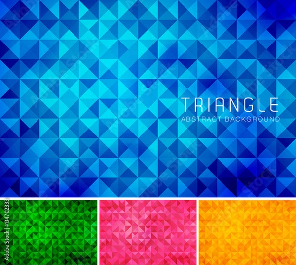 Obraz Triangle abstract background