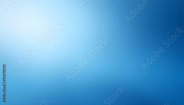 Obraz Soft, Gradient Blue Background for Design Projects