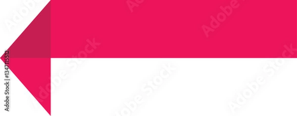 Obraz Stylized Pink Arrow Graphic
