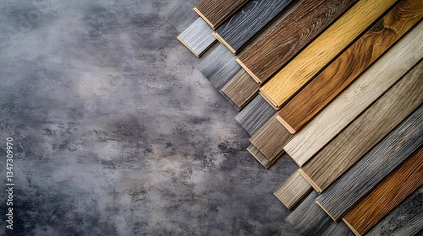 Obraz Vinyl flooring sample with elegant design options for modern interiors