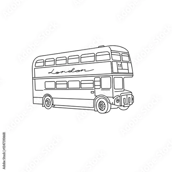 Obraz London double-decker bus