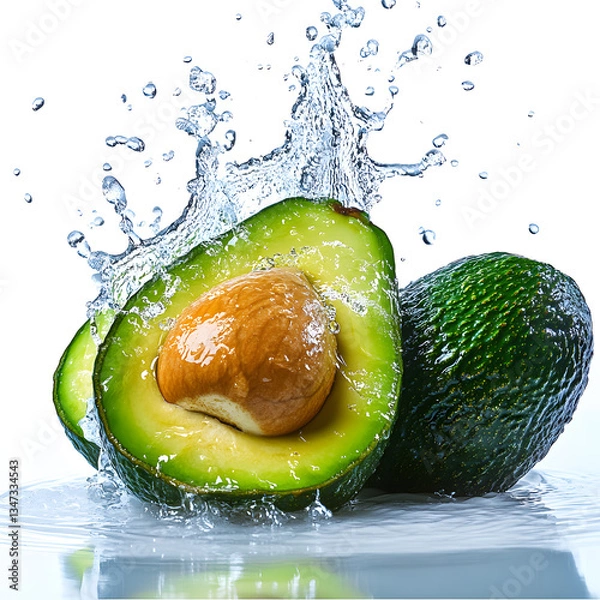 Obraz avocado in water