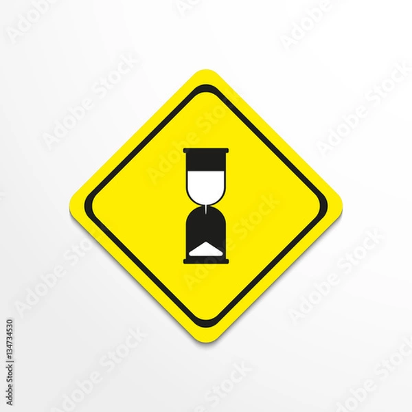 Obraz Hourglass. Vector icon.