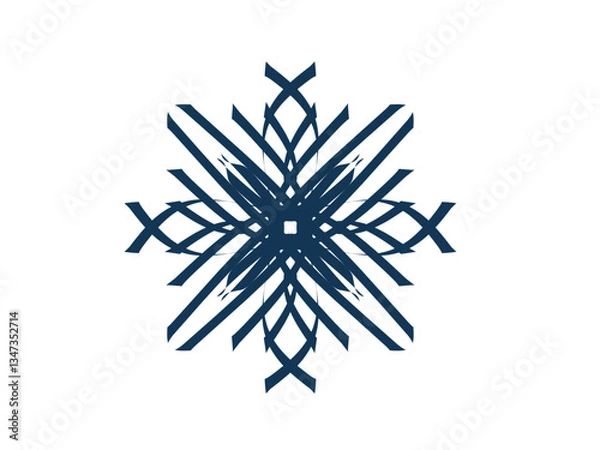 Obraz Mandala rectangle with geometric precision