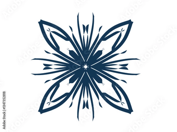 Obraz Mandala rectangle with geometric precision