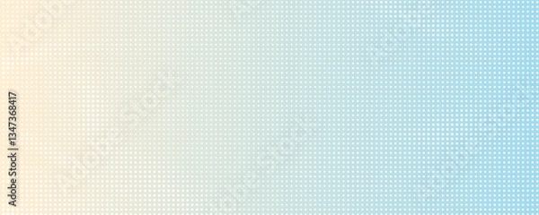 Obraz Abstract dotted halftone wave, business background. Curved dots plane symbolized movement, flow motion.