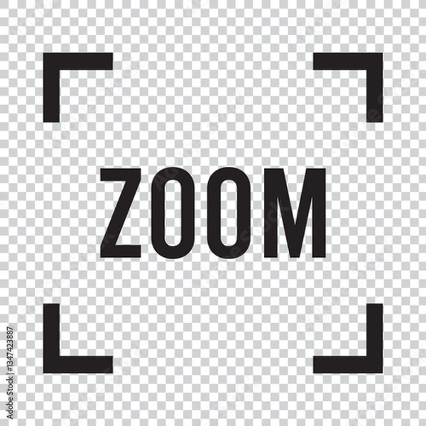 Obraz zoom in out icon vector design