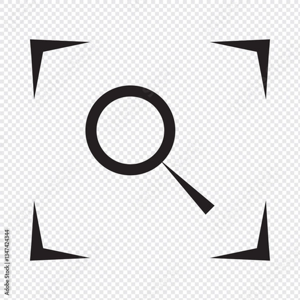 Obraz zoom in out icon vector design