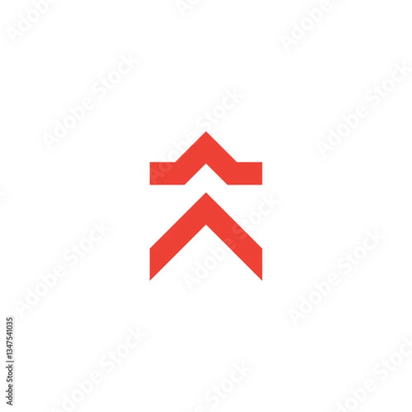 Fototapeta structure logo design with geometry