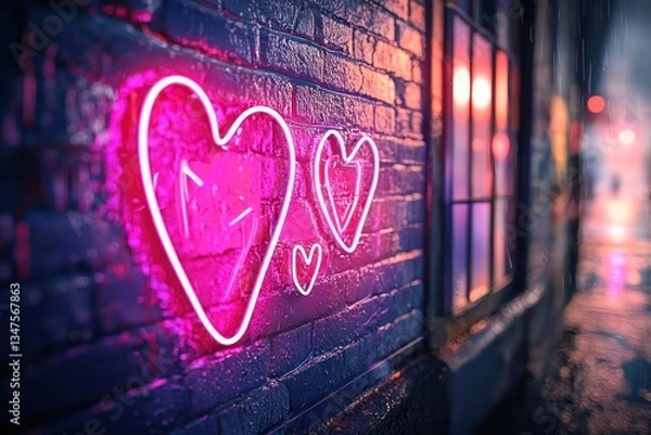 Fototapeta Neon script famous inspirational quotes in creative fonts