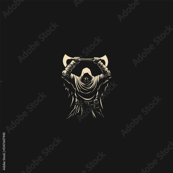 Fototapeta executioner design vector template illustration