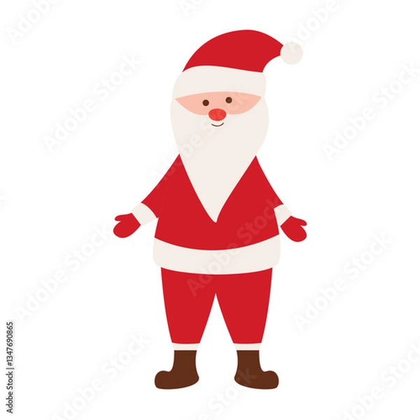 Obraz cartoon santa claus