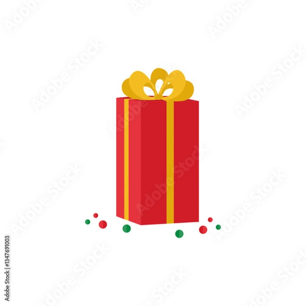 Obraz gift box vector illustration