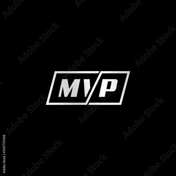 Fototapeta  Mvp Logo Design Abstract Monogram Simple