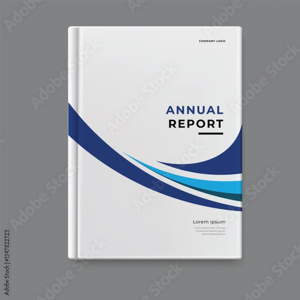 Fototapeta annual report business cover design