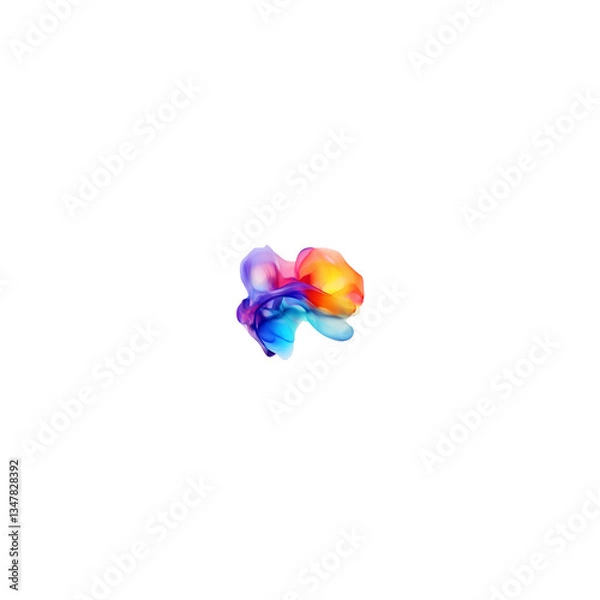 Obraz colorful push pins isolated