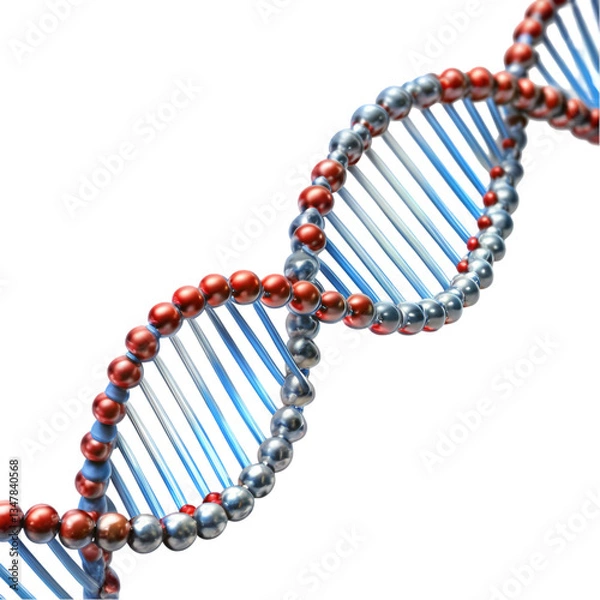 Fototapeta Double Helix The Code of Life isolated on transparent background