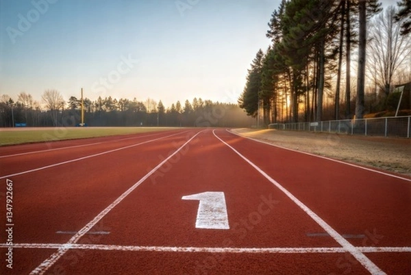 Fototapeta Running Track