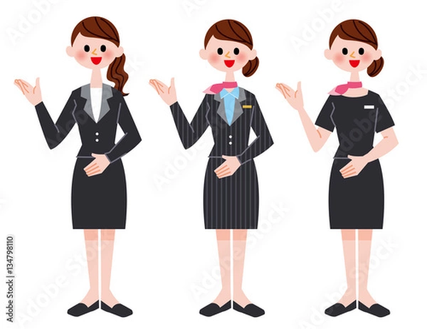 Fototapeta 働く女性