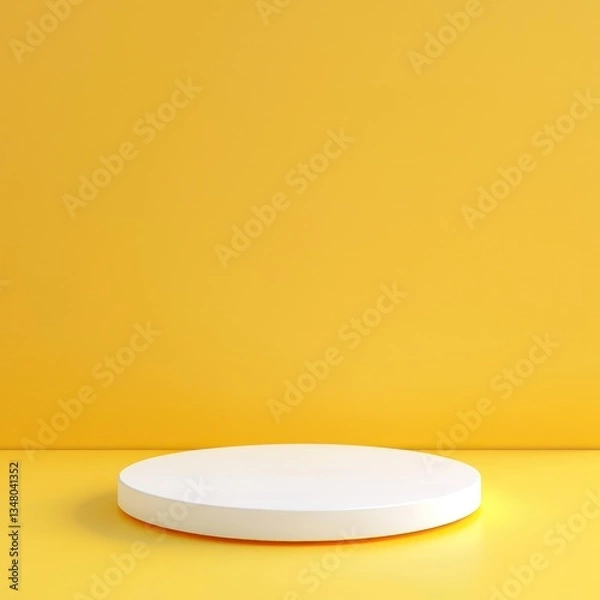 Fototapeta empty white plate