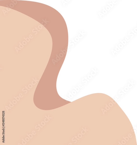 Fototapeta Corner Border Shape Element Set
