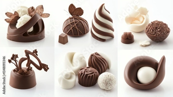 Obraz Exquisite Chocolate Bonbons Collection
