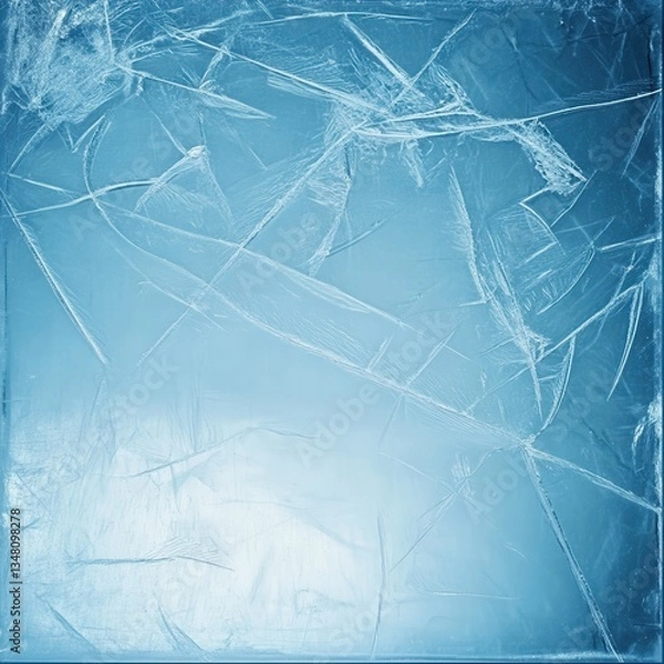 Obraz Frosted Ice Winter Texture Background