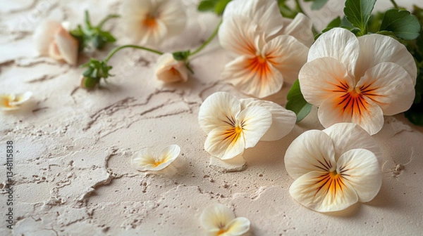 Fototapeta Product Showcase: Natural beauty and texture create perfect backdrop.