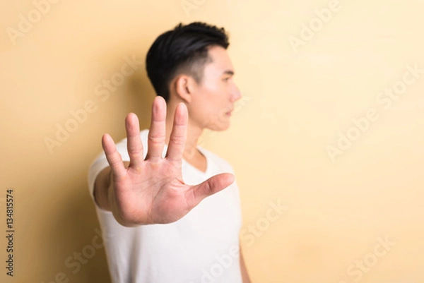 Obraz gesture of stop