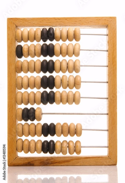Obraz Obsolete wooden abacus