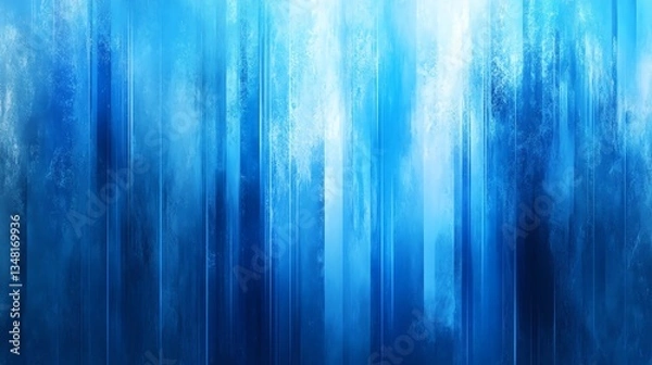 Fototapeta Abstract Blue Background with Vertical Lines and Gradient Texture Design