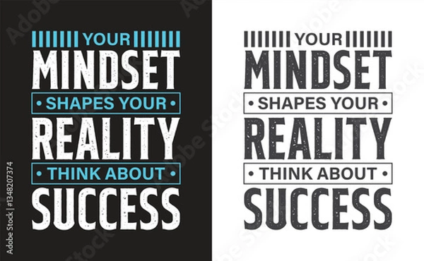 Fototapeta Simple Motivational Typography design. Punch through limits, wear your strength.