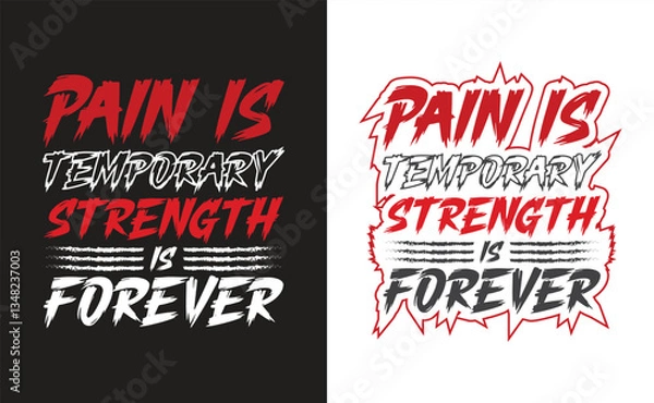 Fototapeta Simple Motivational Typography design. Conquer your goals, with a fighter's spirit.