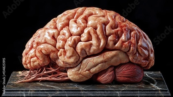 Fototapeta Human Brain Anatomy Display
