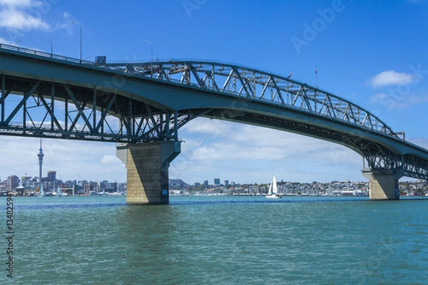 Fototapeta View to the Harbour Bridge from Northcote Point Auckland