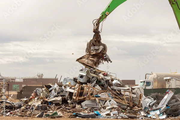 Obraz scrap metal trash