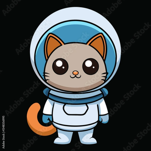 Obraz astronaut cat