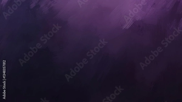 Obraz Deep Purple Abstract Painting: A Striking Visual Feast