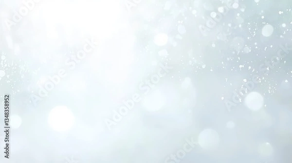 Obraz Mesmerizing Winter Background with Soft Bokeh Effects