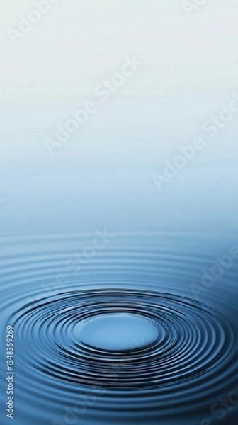 Obraz Captivating Water Ripples: A Serene Display of Nature's Art