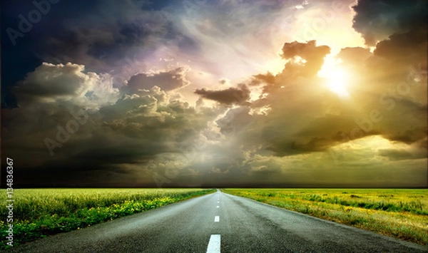 Obraz Road to the sky