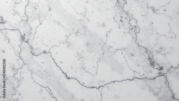 Fototapeta Marble texture with white background and gray veining creates elegant and sophisticated appearance, perfect for interior design and architectural projects