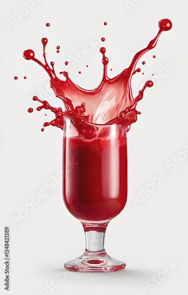 Obraz red wine splash