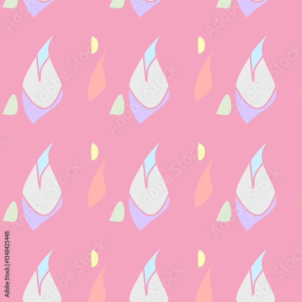 Fototapeta seamless floral pattern