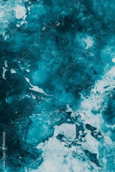 Fototapeta Abstract Blue and White Pattern on a Textured Surface