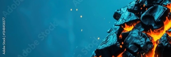 Obraz Burning Charcoal